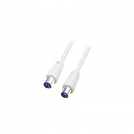 Cablu coaxial m-t,10m, dublu ecranat, alb - RF 10X